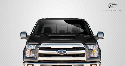 Ford F-150 (2015-2020) Carbon Fiber Grid Hood