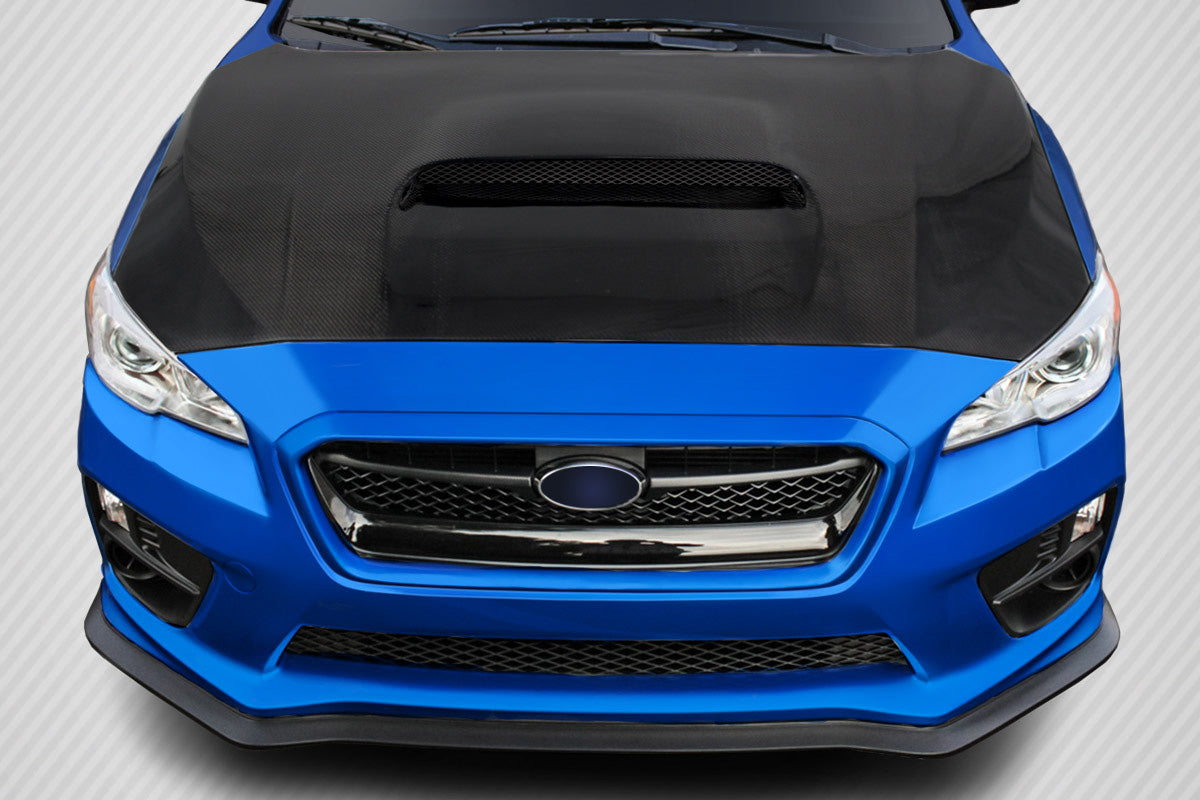 Subaru WRX 2015-2021 Carbon Fiber Dritech OEM Look Hood Carbon Creations