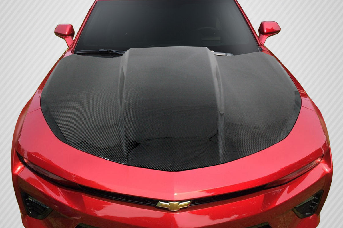 2016 camaro carbon fiber outlet hood