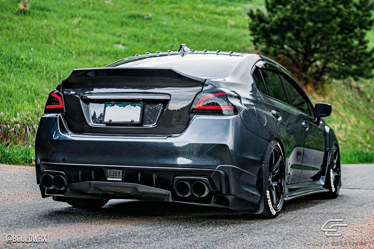 Subaru WRX STI 2015-2021 Carbon Fiber VRS Rear Diffuser Carbon Creations