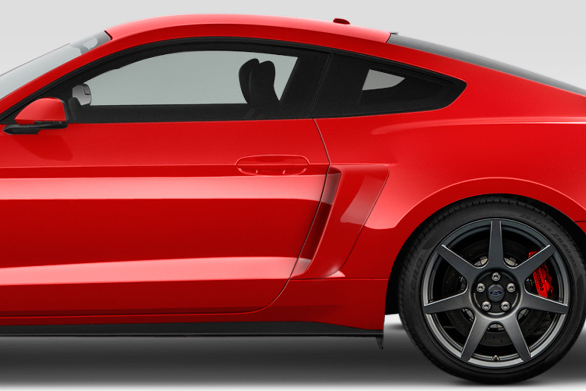 Ford Mustang 2015-2023 CVX Side Scoops Duraflex