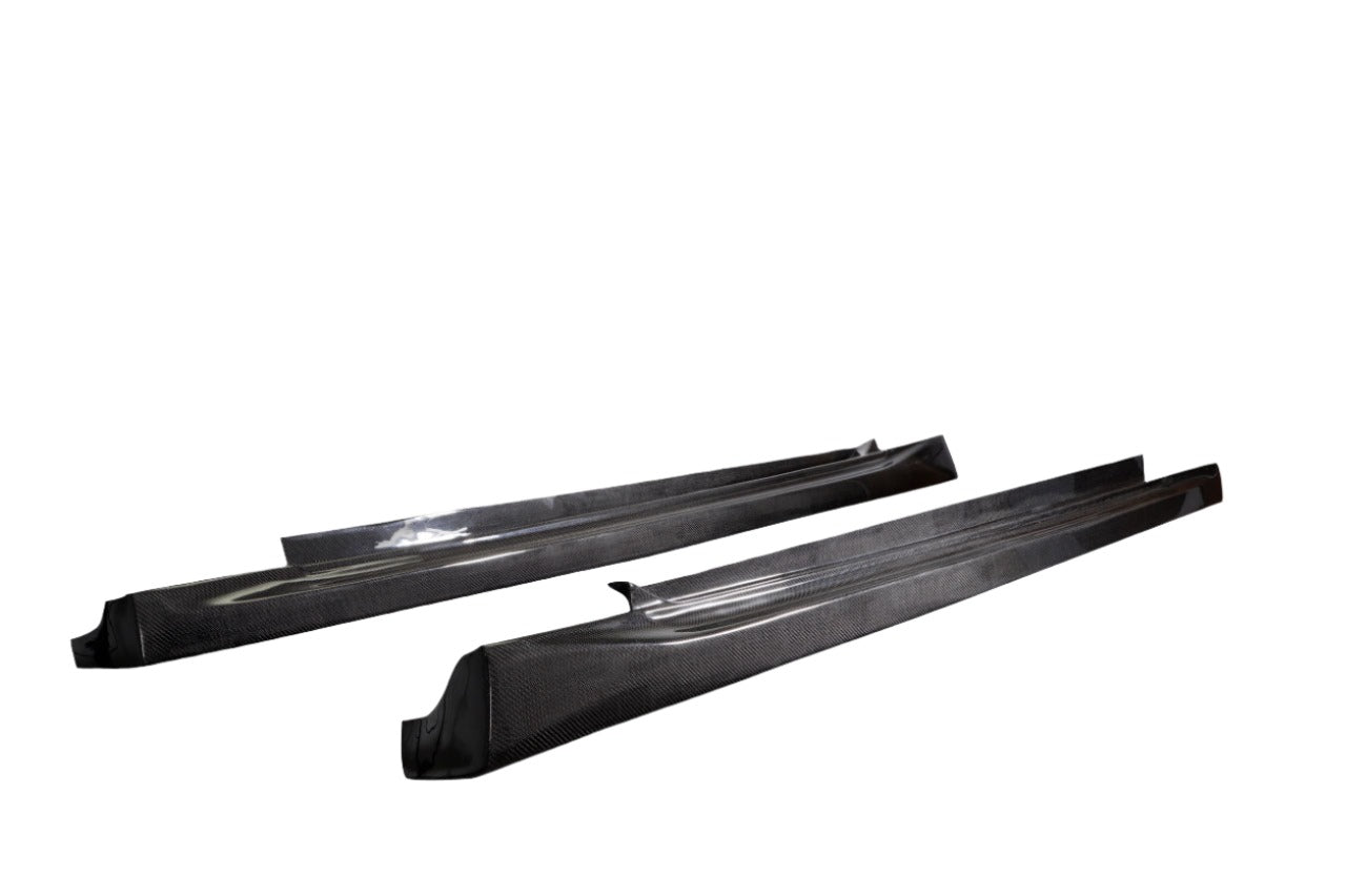 Tesla Model S 2012-2023 Carbon Fiber UTech Side Skirts Carbon Creations