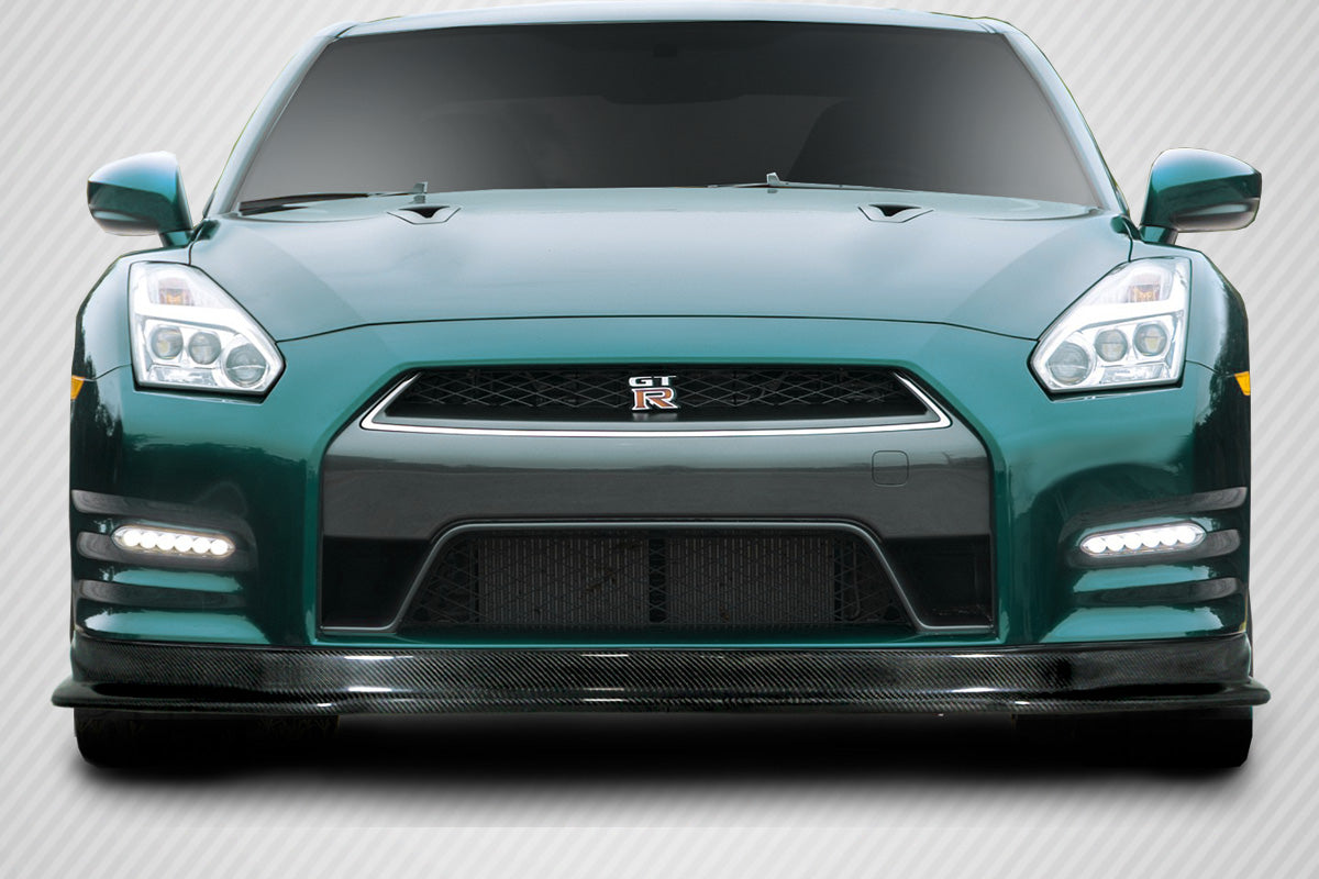 Nissan GT-R R35 2012-2016 Carbon Fiber HK Front Lip Carbon Creations