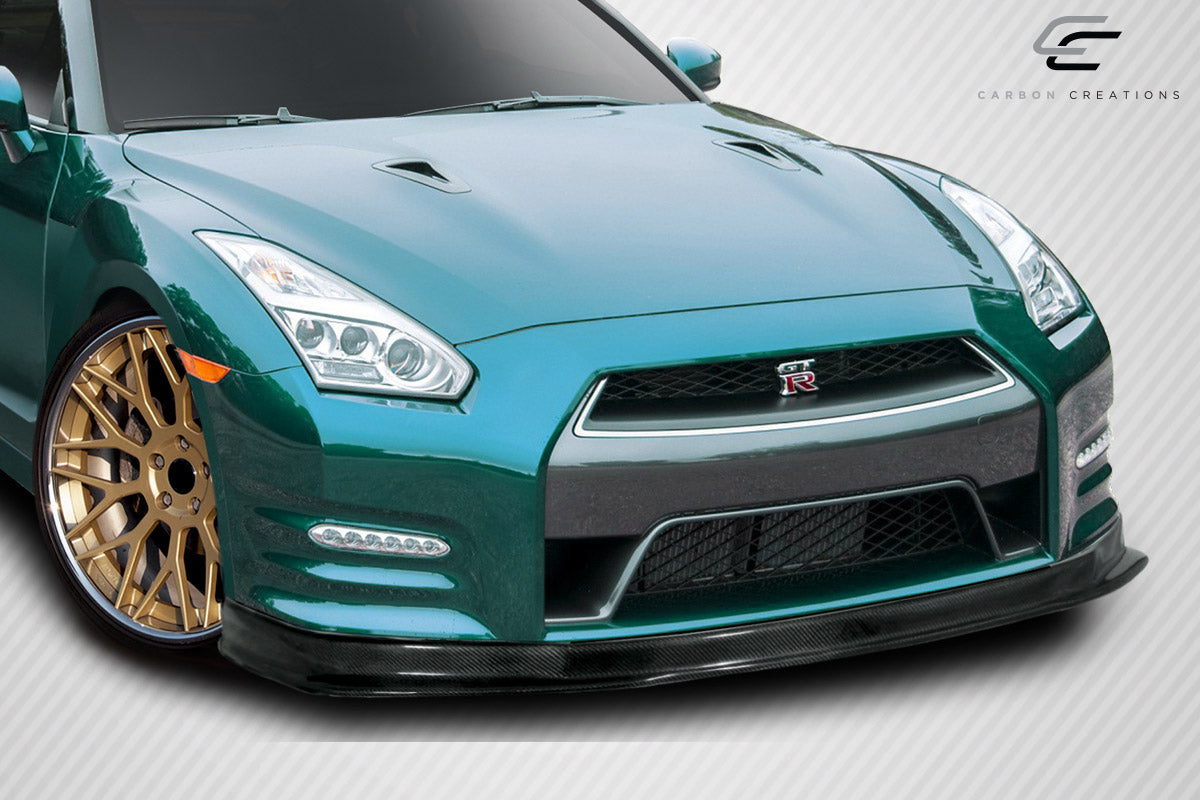 Nissan GT-R R35 2012-2016 Carbon Fiber HK Front Lip Carbon Creations