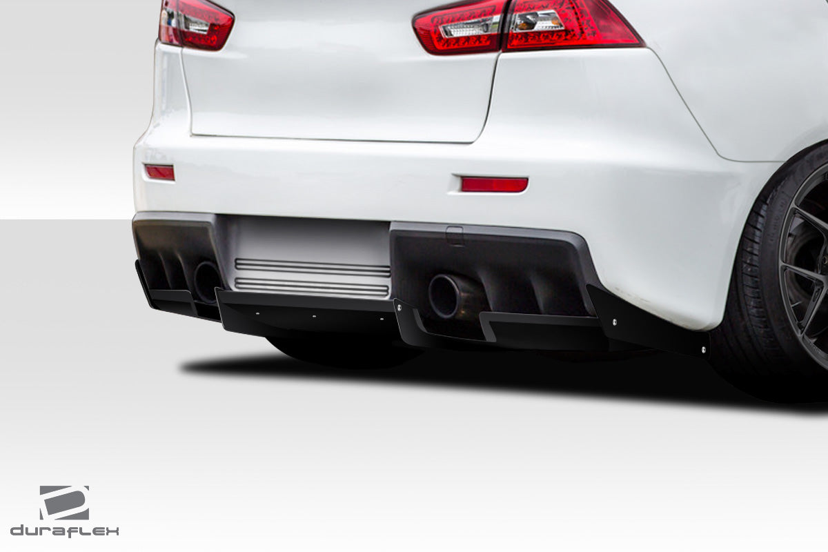 Mitsubishi Evolution X 2008-2015 VR-S Rear Diffuser Duraflex