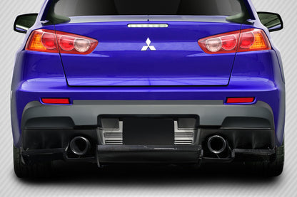 Mitsubishi Evolution X 2008-2015 Carbon Fiber VR-S Rear Diffuser Carbon Creations