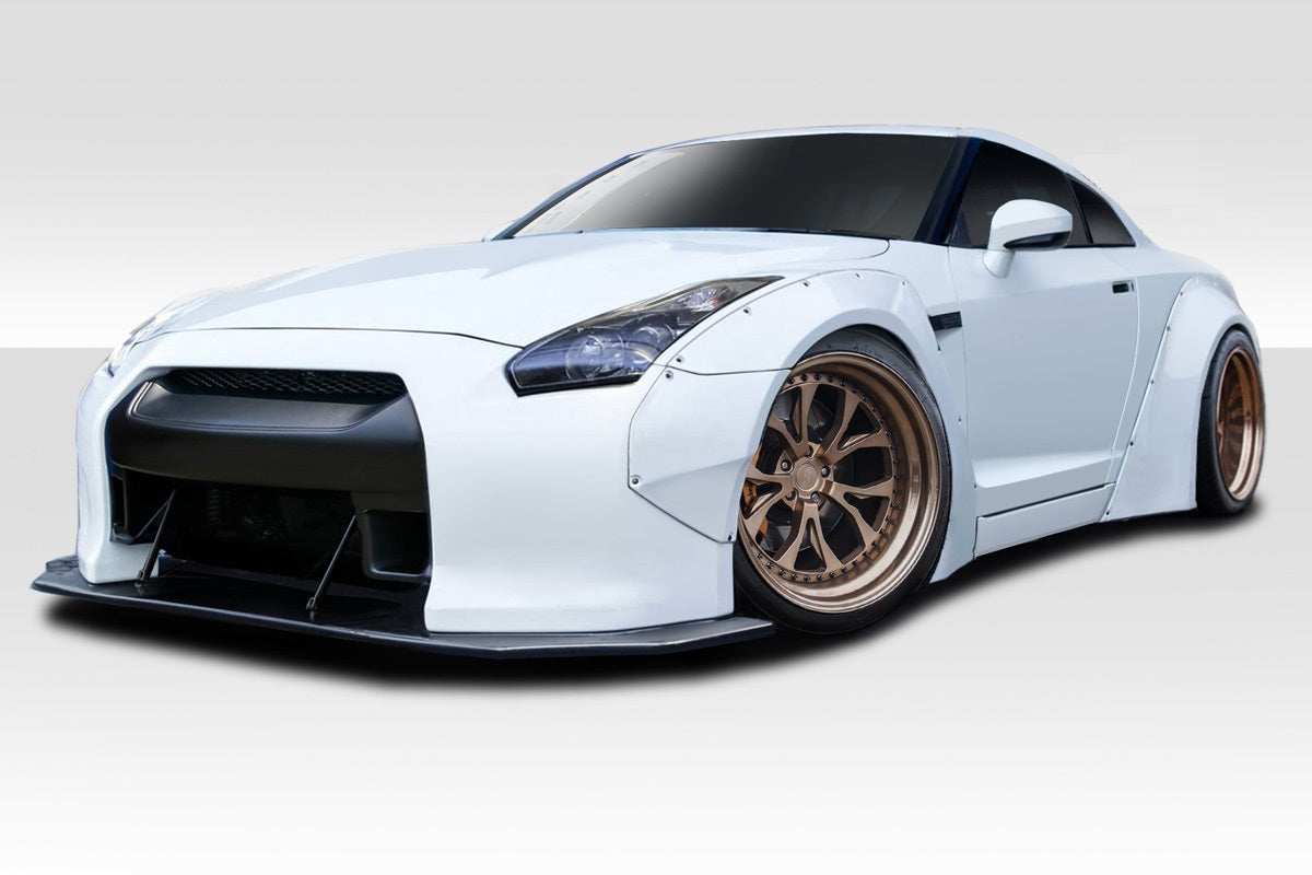 Nissan GT-R R35 2009-2016 LBW Wide Body Kit 8-Piece Duraflex