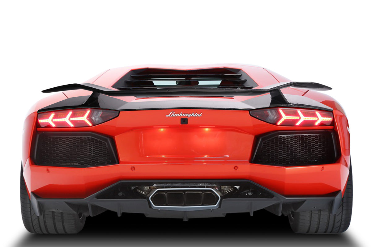 Lamborghini Aventador 2011-2017 Carbon Fiber AF-1 Rear Wing Aero Function