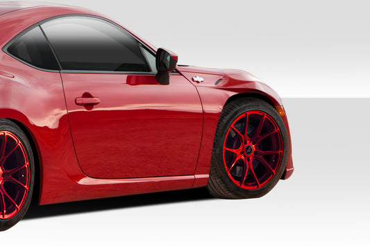 Scion FR-S / Toyota 86 / Subaru BRZ 2013-2020 Velocity +20mm Front Fenders Duraflex