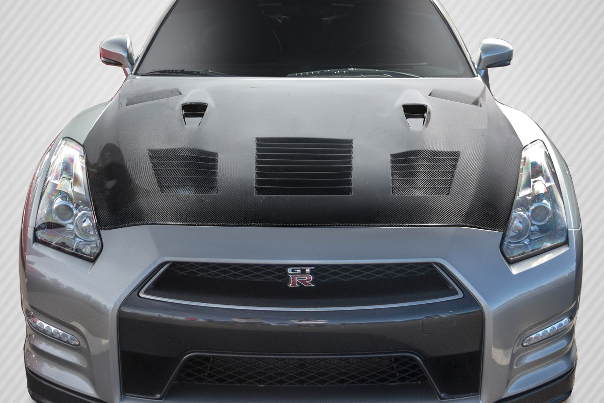 Nissan GT-R R35 2009-2016 Carbon Fiber GT2 Hood Carbon Creations