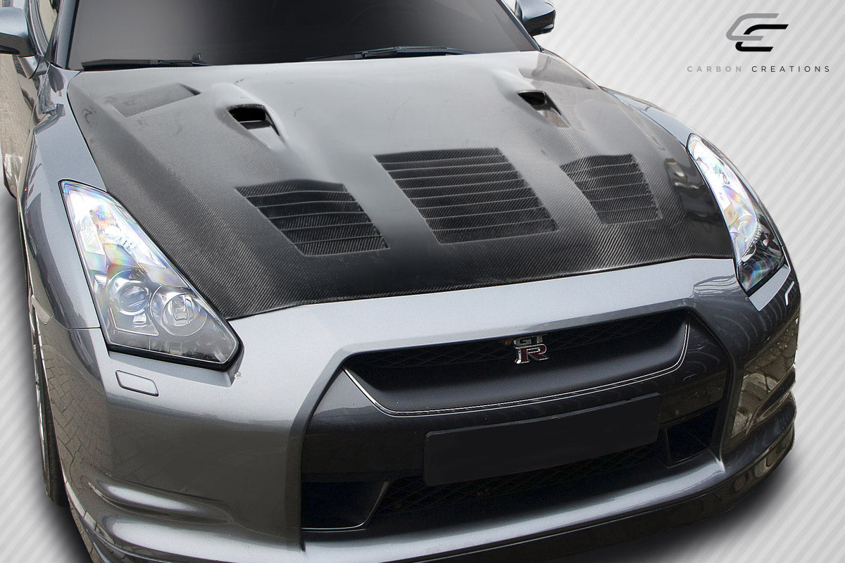 Nissan GT-R R35 2009-2016 Carbon Fiber GT2 Hood Carbon Creations