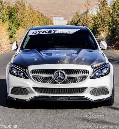 Mercedes C-Class (2015-2021) Carbon Fiber DriTech Black Series Look Hood