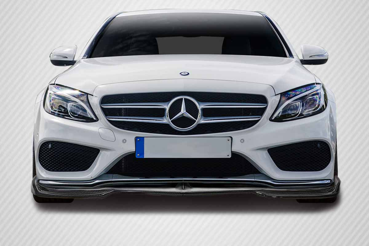 Mercedes C-Class 2015-2021 Carbon Fiber DriTech Fortune Front Lip Carbon Creations