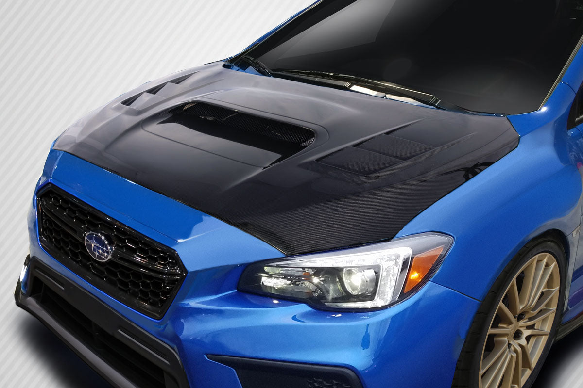 Subaru WRX 2015-2021 Carbon Fiber C-1 Hood Carbon Creations