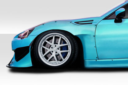 Scion FR-S / Toyota 86 / Subaru BRZ 2013-2020 Wide Body GT500 V3 Front Fenders Duraflex