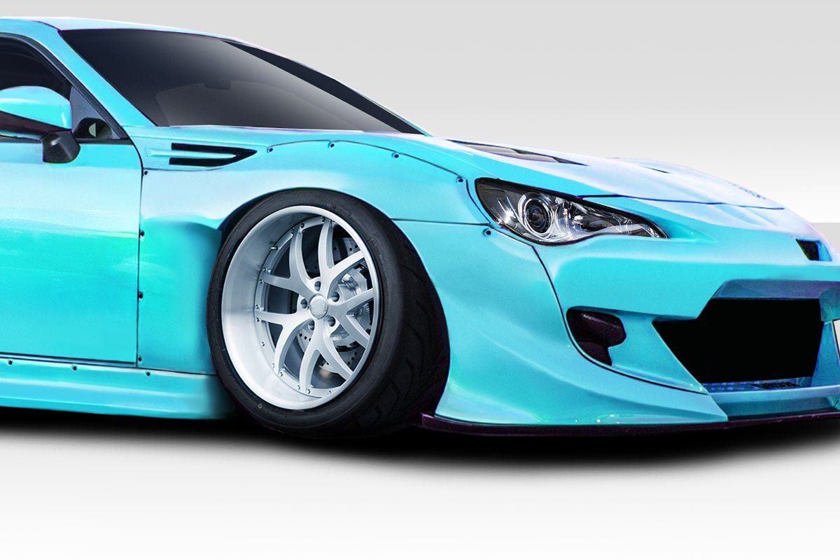 Scion FR-S / Toyota 86 / Subaru BRZ 2013-2020 Wide Body GT500 V3 Front Fenders Duraflex