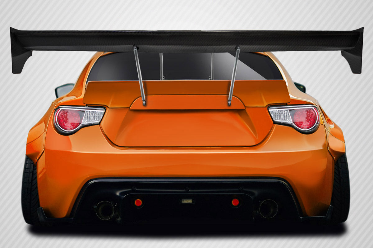 Scion FR-S / Toyota 86 / Subaru BRZ Carbon Fiber GT500 V3 GT Swan Wing Spoiler Carbon Creations