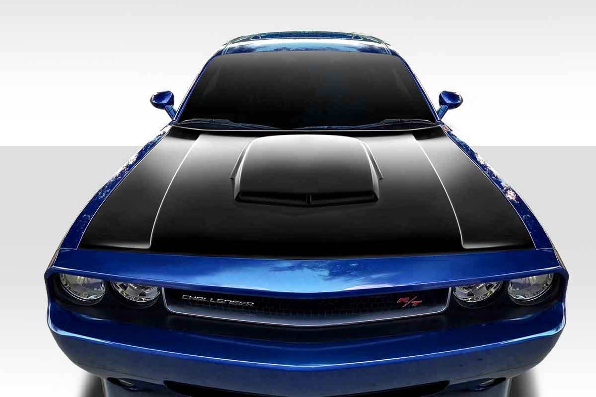 Dodge Challenger 2008-2023 TA Look Hood Duraflex