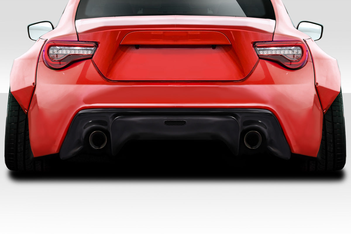 Scion FR-S / Toyota 86 / Subaru BRZ 2013-2020 GT500 V3 Rear Diffuser Duraflex