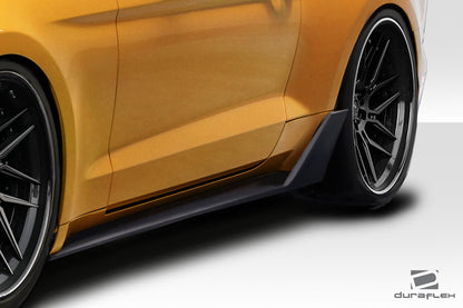 Ford Mustang 2015-2023 Grid V2 Side Skirts Rocker Panels Duraflex