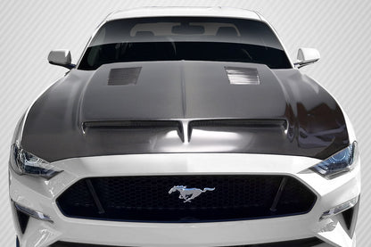 Ford Mustang 2018-2023 Carbon Fiber GT500 Hood Carbon Creations