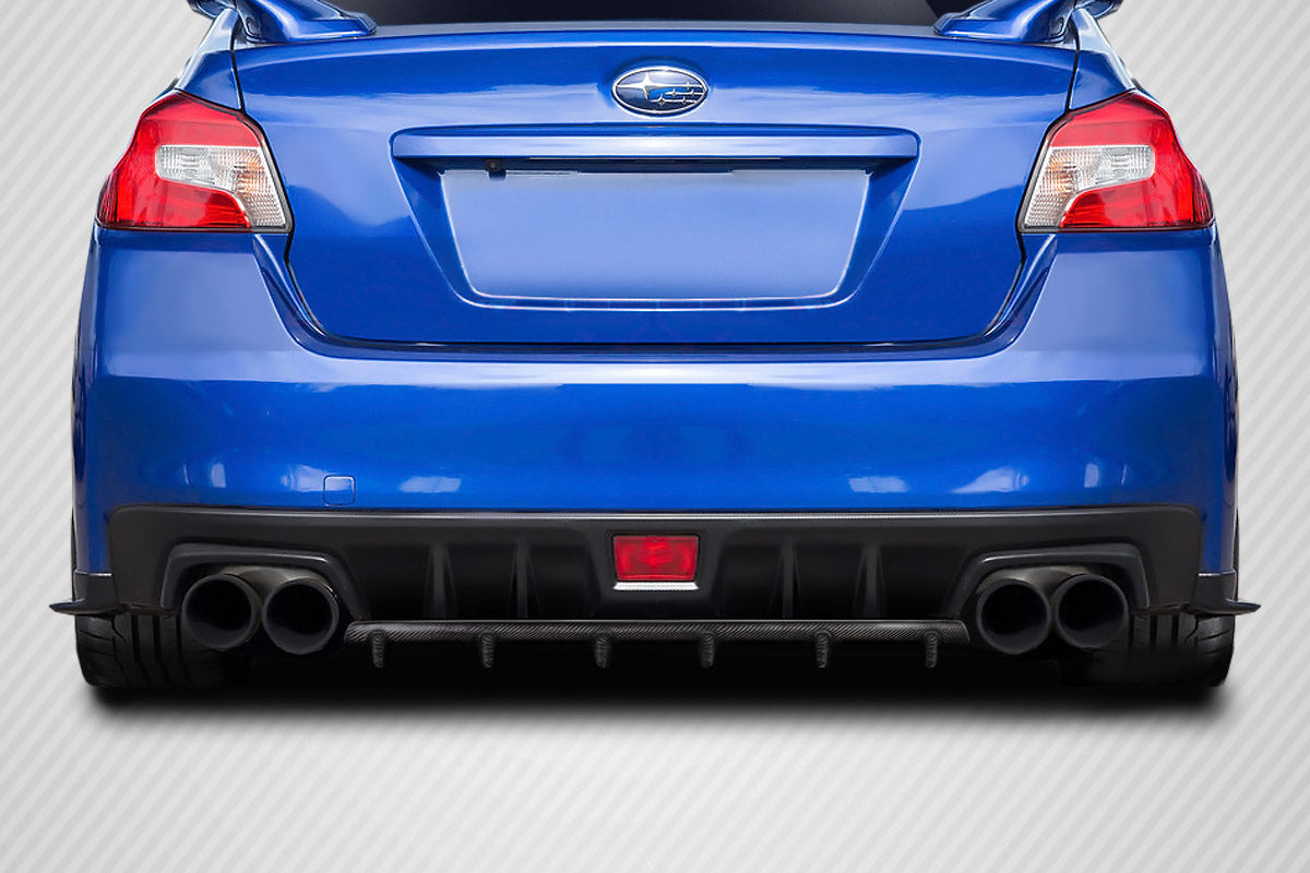 Subaru WRX STI 2015-2021 Carbon Fiber C Speed Style Rear Diffuser Carbon Creations