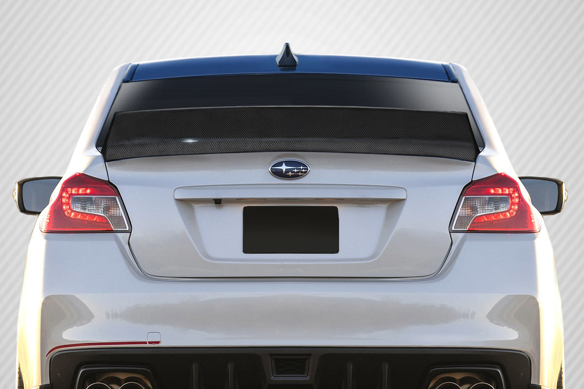 Subaru WRX 2015-2021 Carbon Fiber Duckbill Rear Wing Spoiler Carbon Creations