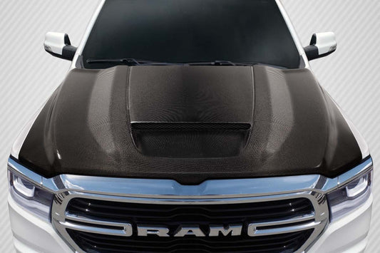 Dodge Ram 1500 (2019-2023) Carbon Fiber SRT Ram Air Hood