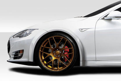 Tesla Model S 2012-2023 RVS Front Fender Flares Duraflex