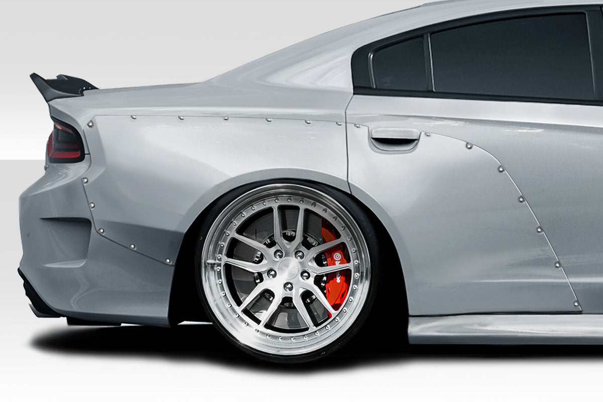 Dodge Charger 2015-2023 SKS Wide Body Rear Fender Flares Duraflex