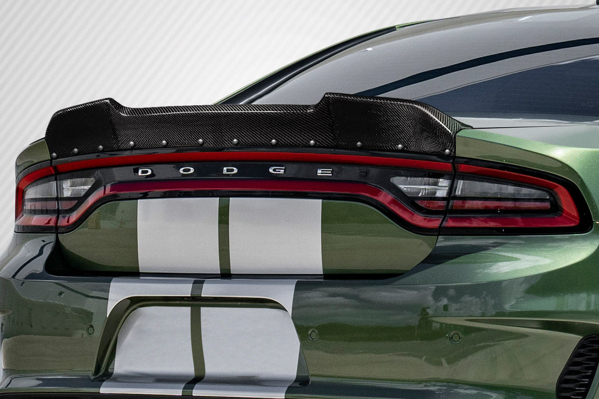 Dodge Charger 2015-2023 Carbon Fiber SKS Rear Wing Spoiler Carbon Creations