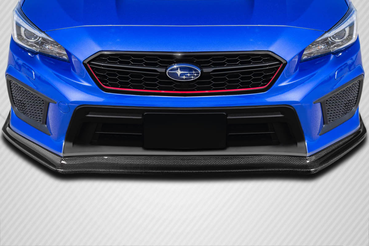 Subaru WRX STI 2015-2017 Carbon Fiber C Speed Front Lip Air Dam Carbon Creations