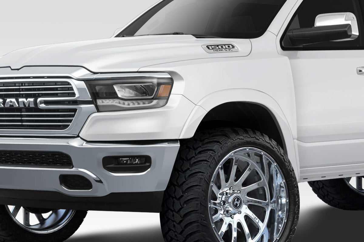 Dodge Ram 2019-2023 4.5" Off Road Bulge Front Fenders Duraflex