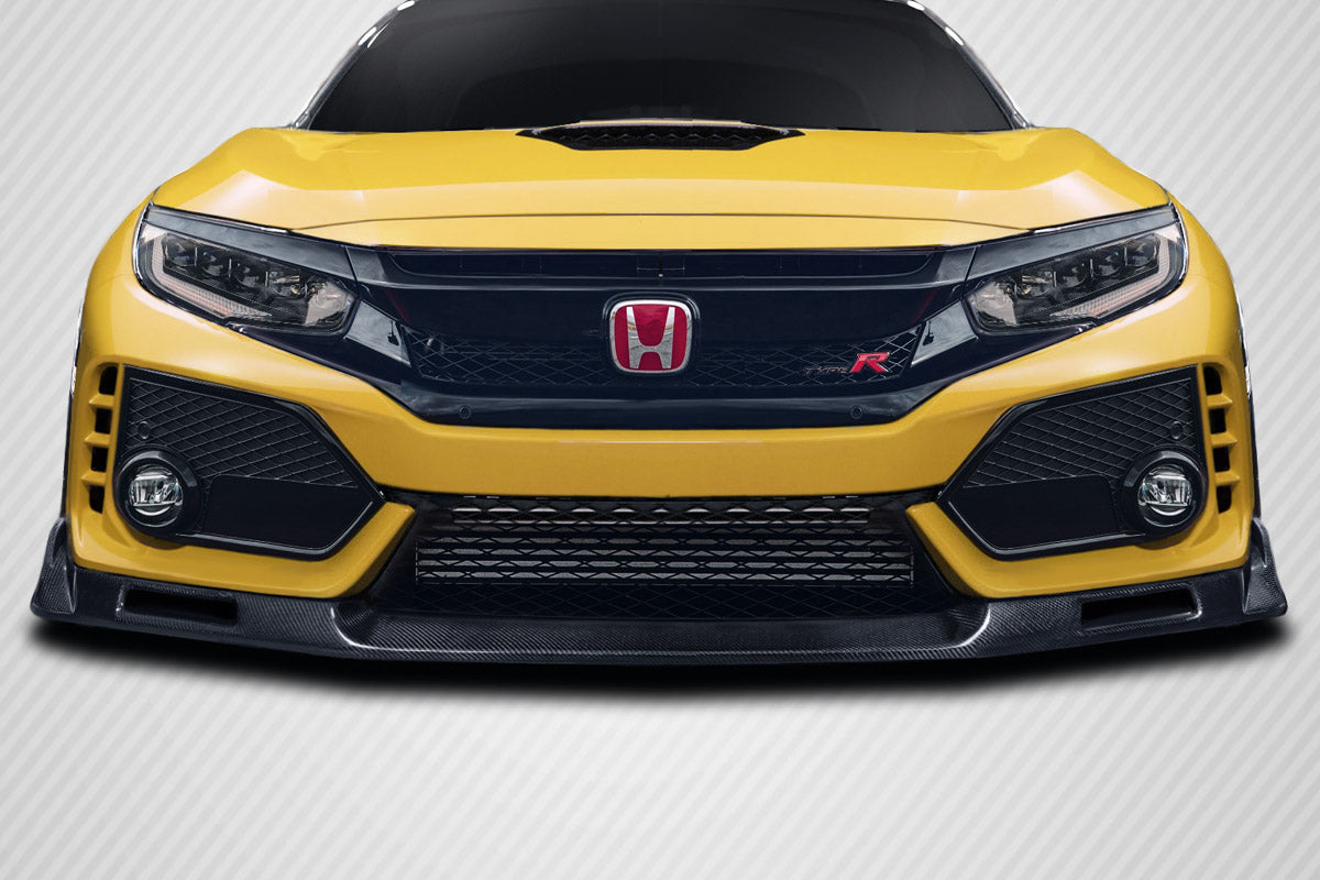 Honda Civic Type R 2017-2021 Carbon Fiber EVS Front Lip Carbon Creations