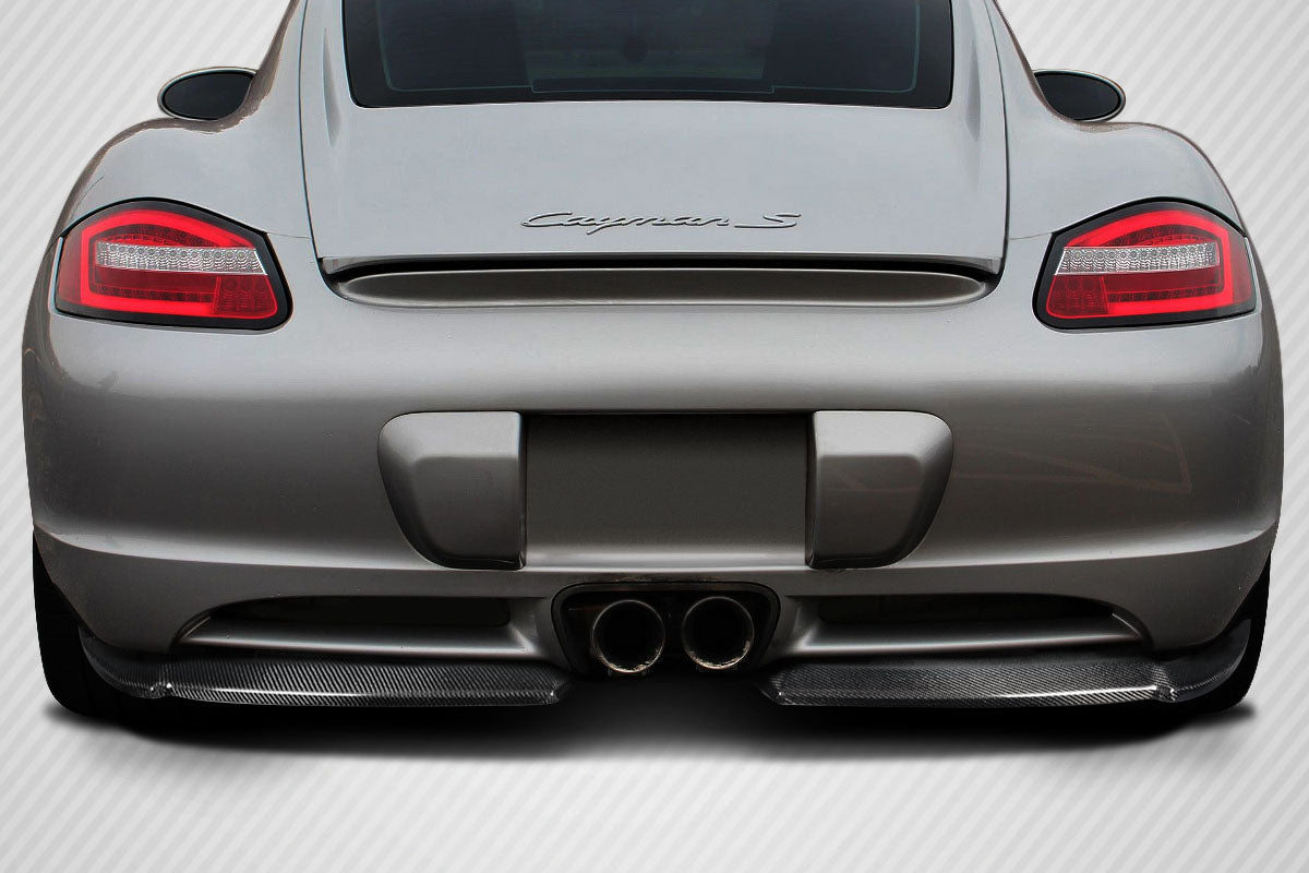 Porsche Cayman (2006-2010) Carbon Fiber Motox Rear Lip