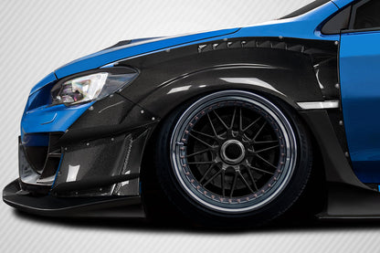 Subaru WRX STI 2015-2021 Carbon Fiber VRS Wide Body Front Fenders Carbon Creations