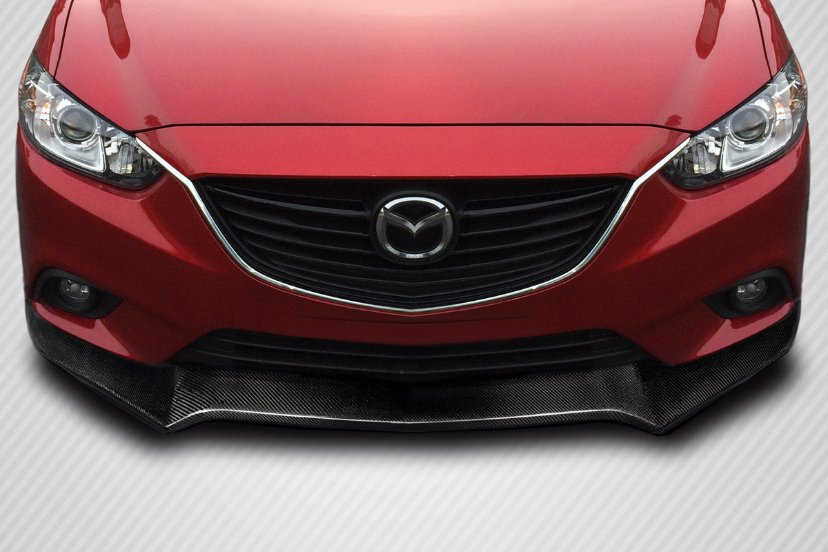 Mazda Mazda6 2014-2017 Carbon Fiber Lazer Front Lip Carbon Creations