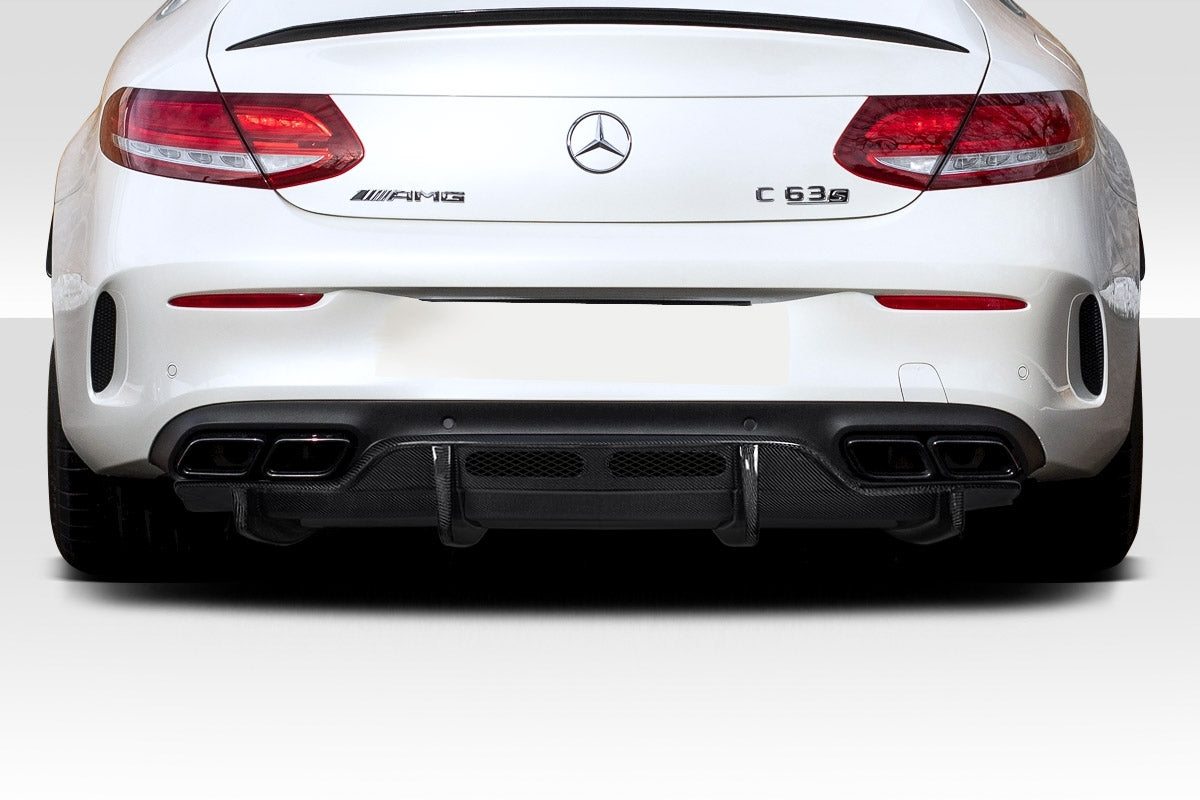 Mercedes C-Class C63 AMG (2015-2018) Carbon Fiber Rear Diffuser