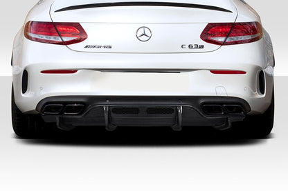 Mercedes C-Class C63 AMG (2015-2018) Carbon Fiber Rear Diffuser