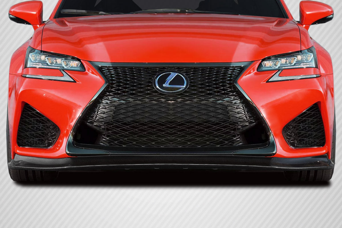 Lexus GS F 2016-2020 Carbon Fiber VIP Front Lip Carbon Creations