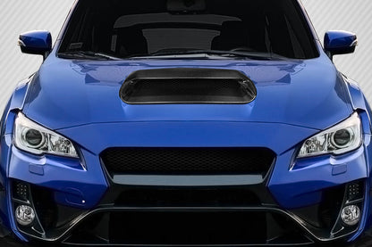 Subaru WRX STI 2015-2021 Carbon Fiber Hyperflow Hood Scoop Carbon Creations