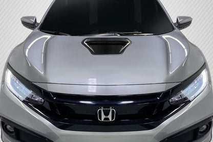 Honda Civic Type R 2017-2021 Carbon Fiber OEM Look Hood Scoop Carbon Creations