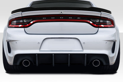 Dodge Charger 2015-2023 Hellcat Widebody Look Rear Bumper Duraflex