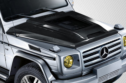 Mercedes G-Class 2000-2023 Carbon Fiber Window Hood Carbon Creations