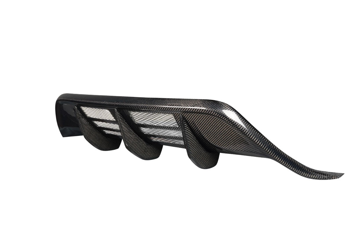 Nissan GT-R R35 2009-2011 Carbon Fiber Malve Rear Diffuser Carbon Creations