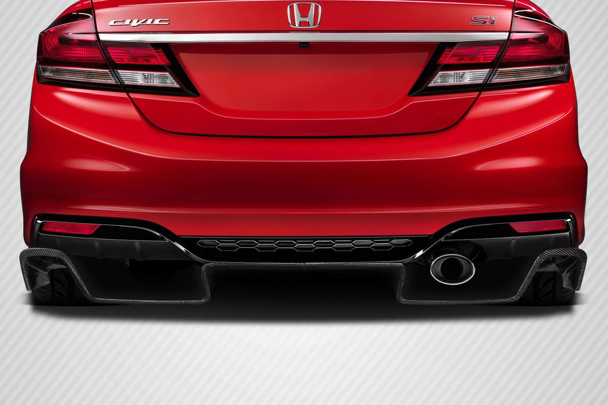 Honda Civic (2006-2015) Carbon Fiber Velocity Rear Diffuser | Carbon ...