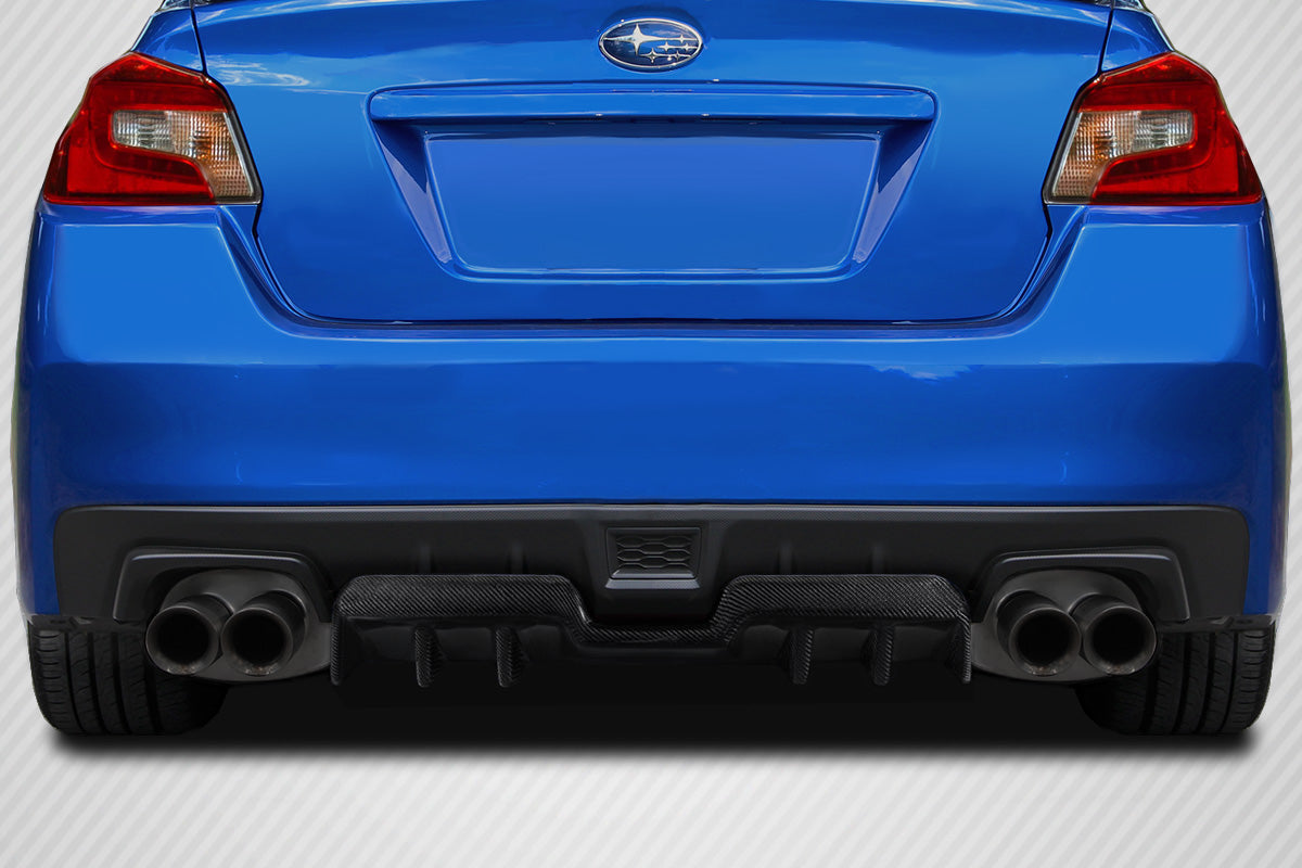 Subaru WRX STI 2015-2021 Carbon Fiber Empire Rear Diffuser Carbon Creations