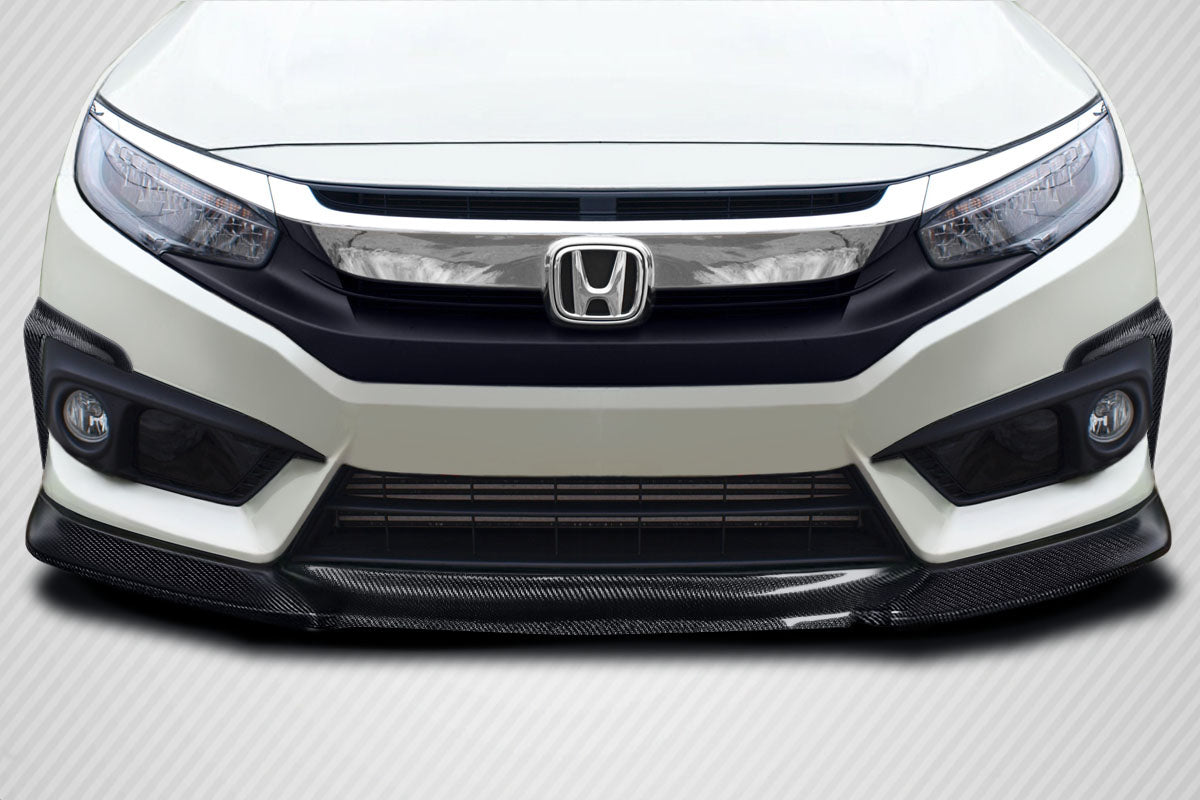 Honda Civic 2016-2018 Carbon Fiber Yoka Front Lip Carbon Creations