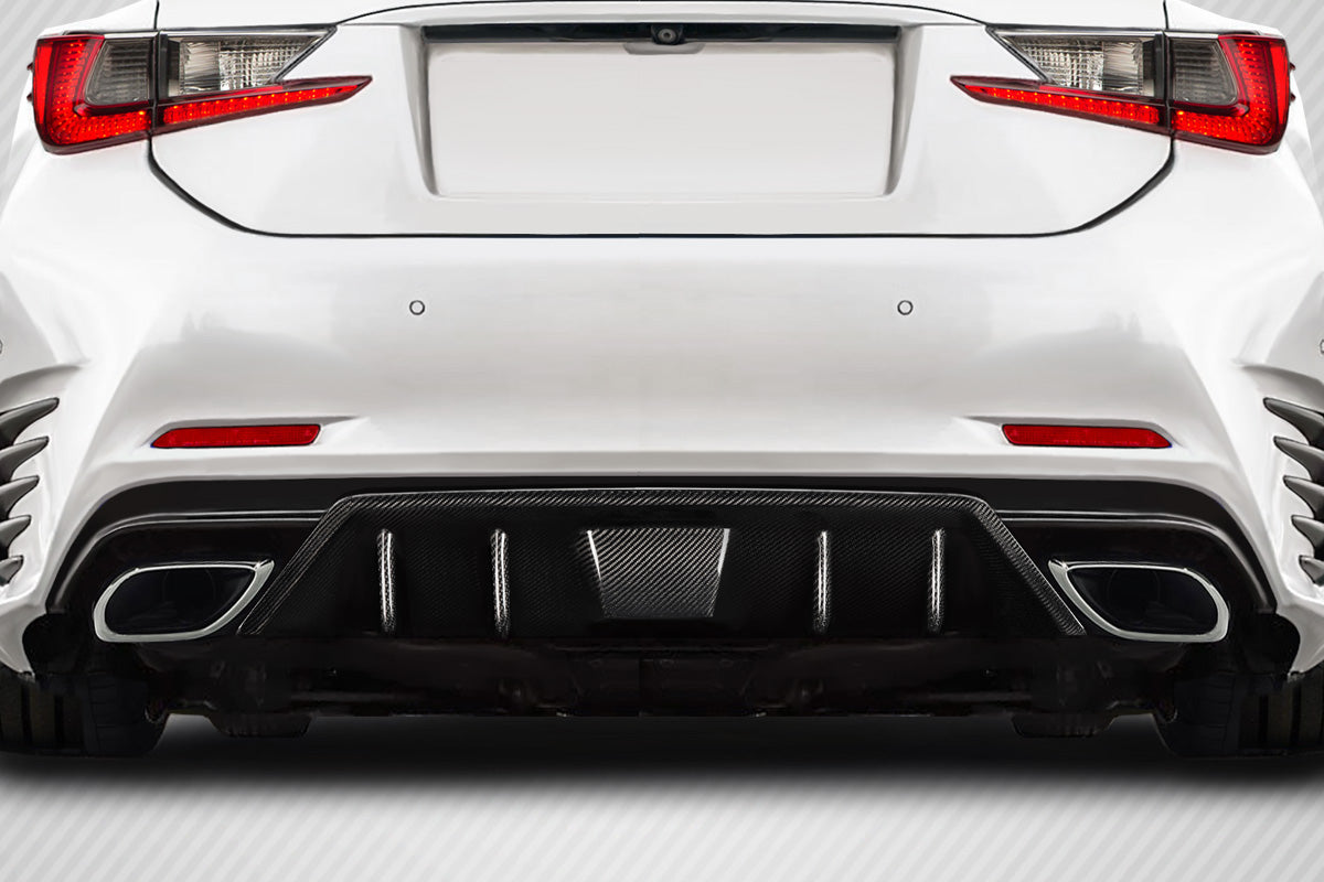 Lexus RC F 2015-2019 Carbon Fiber Downforce Aero Rear Diffuser Carbon Creations