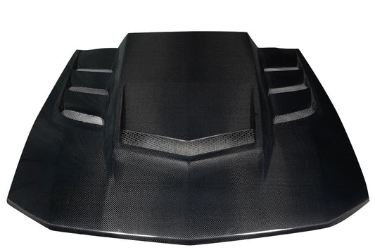 Ford Mustang 2005-2009 Carbon Fiber Interceptor Hood Carbon Creations